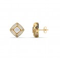 Beautiful Rounded Square Earring