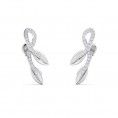 Infinity Leaves Earring