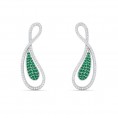 Curved Drop Earring