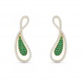 Curved Drop Earring