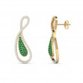 Curved Drop Earring