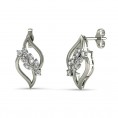 Ivy Crystal Leaves Earrings