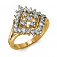 Intricate Square Ring