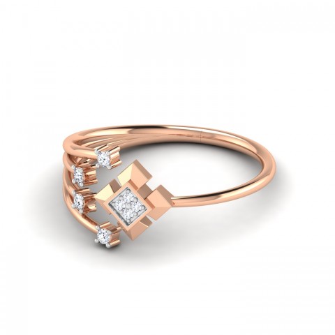 Four Shooting Stars Ring