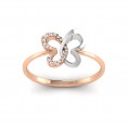 Gorgeous Duo Wings Butterfly Ring